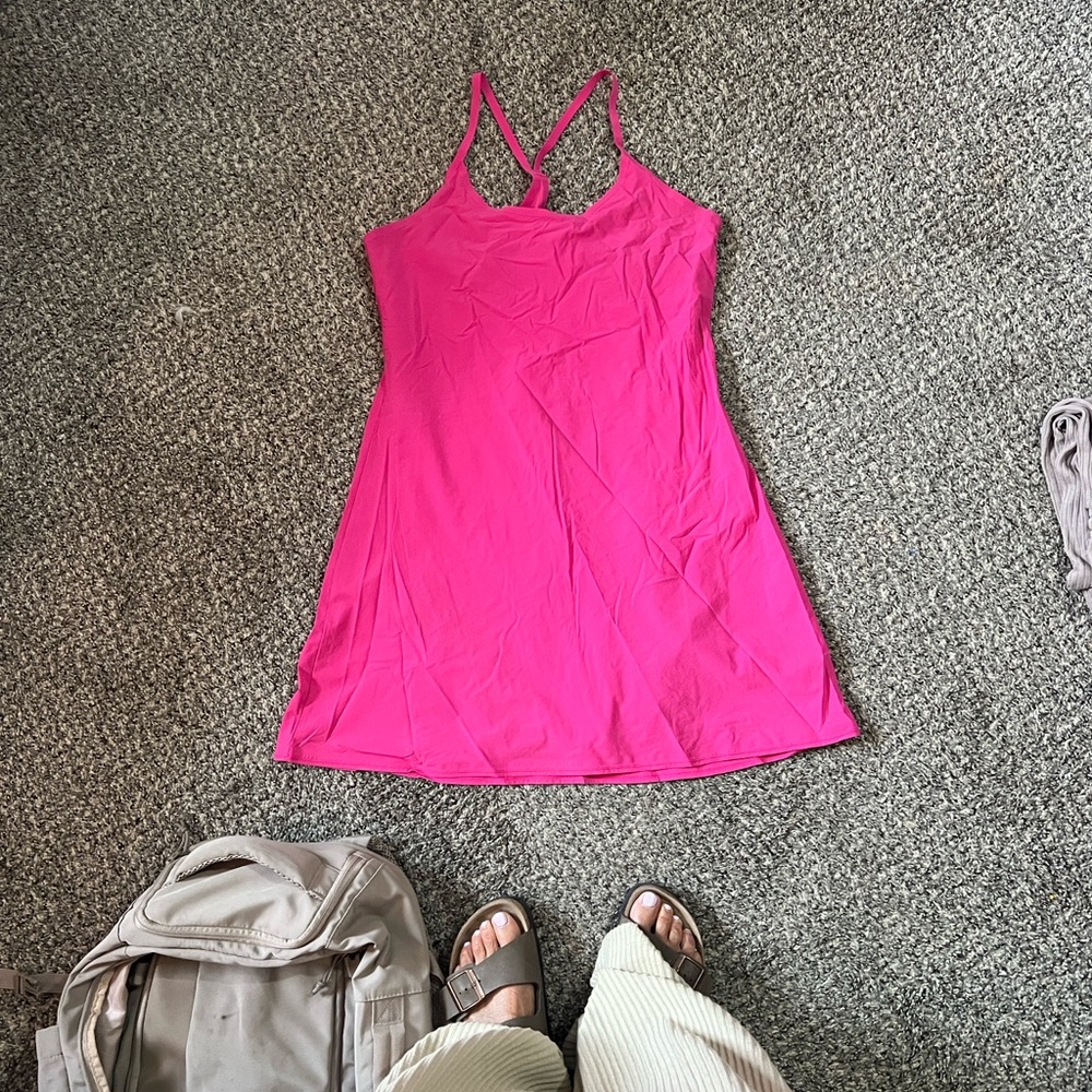 Pink Strappy Dress